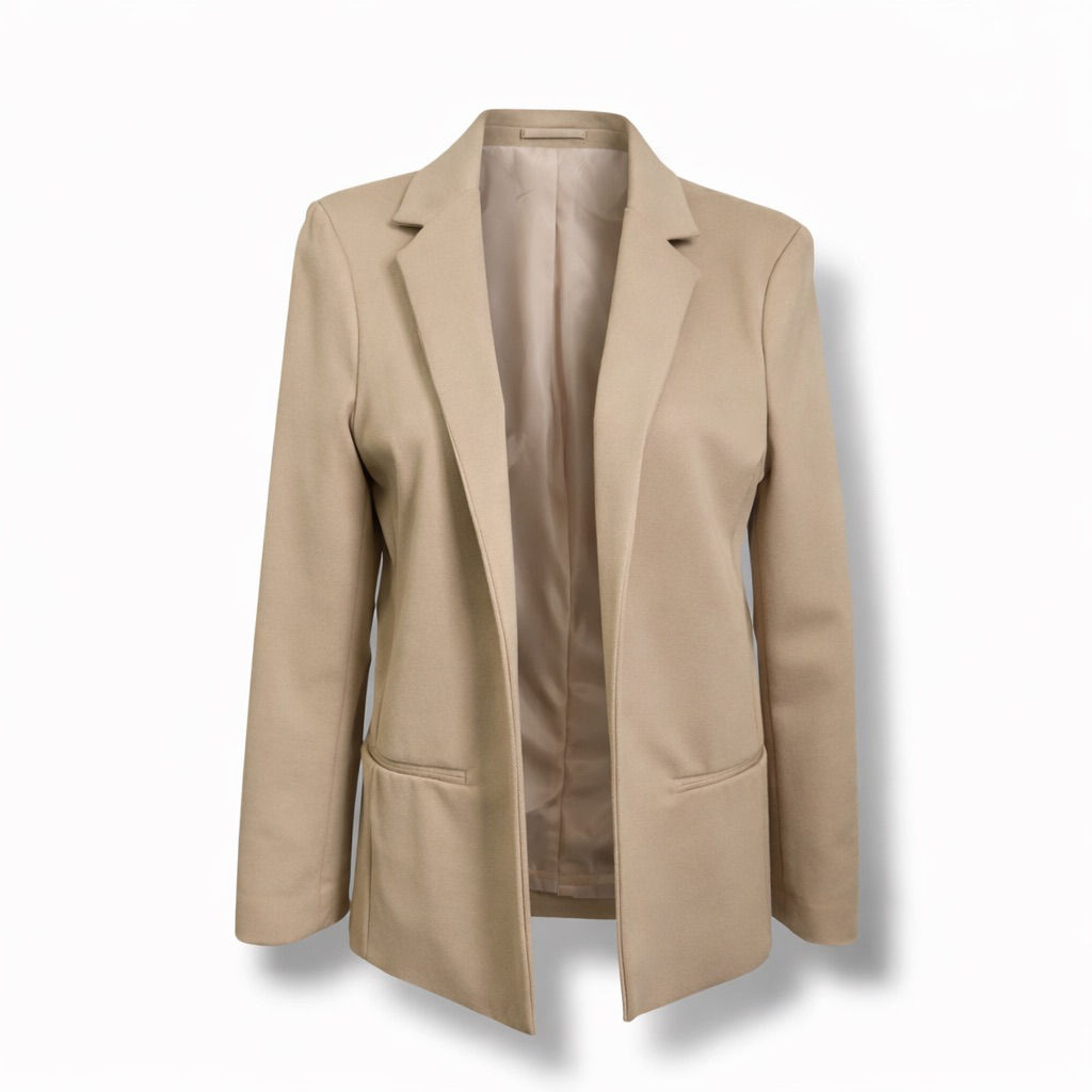 Moinet Caramel Beige Blazer – Size 34