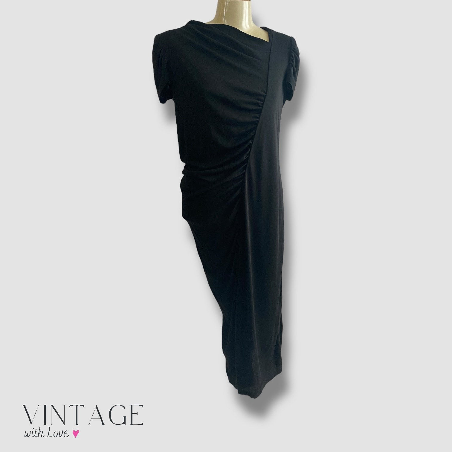 Betty Jackson Black Evening Dress - Size UK 14