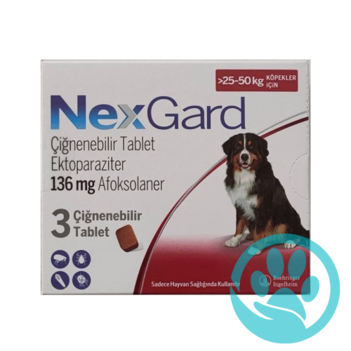 Nexgard 25-50kg Köpekler için 1 Kutu  SKT:2027