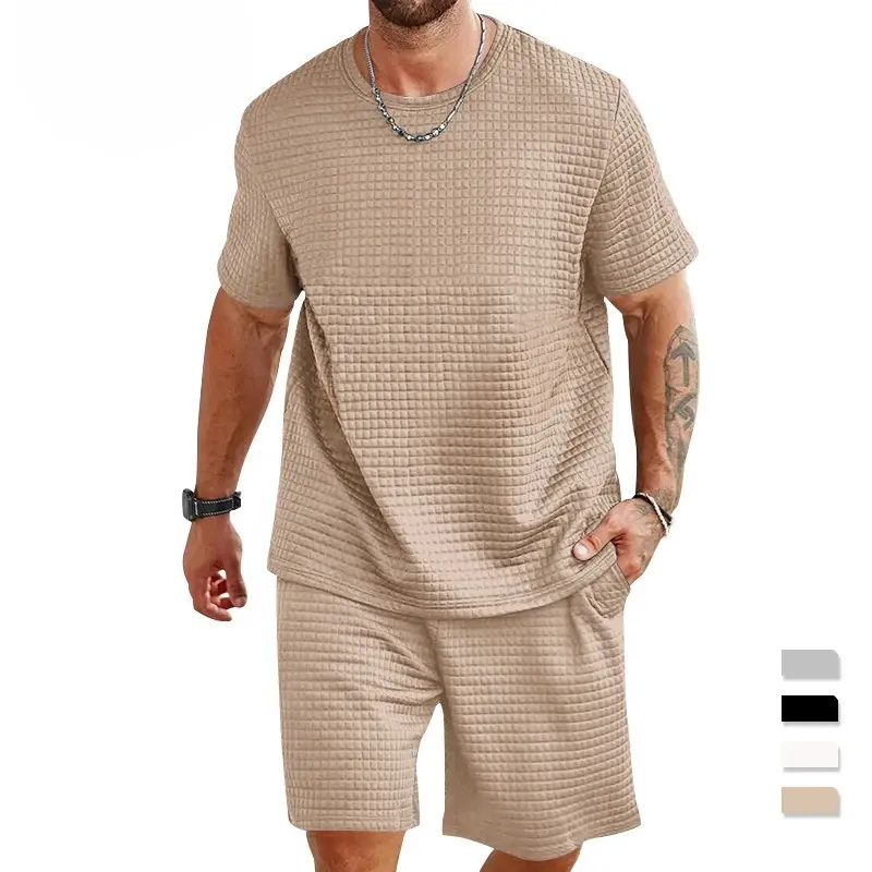Thumbnail: New Fashion Men's Polo Shirt and Shorts