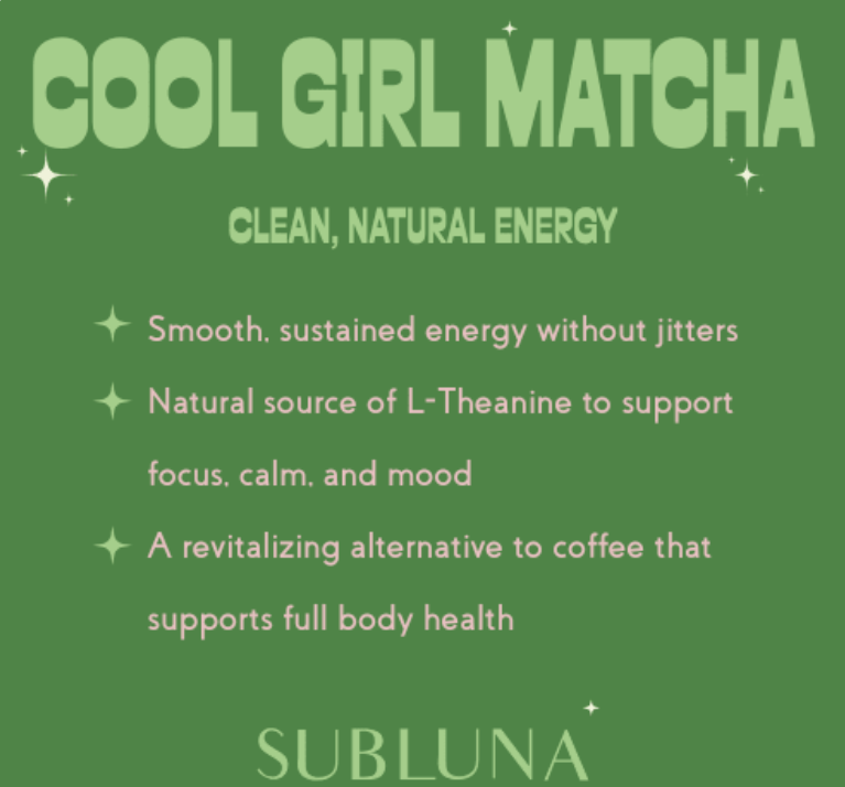 Thumbnail: Subluna Cool Girl Matcha®