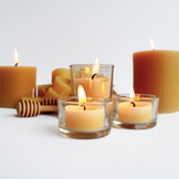 Organic Beeswax Tea Light Candles