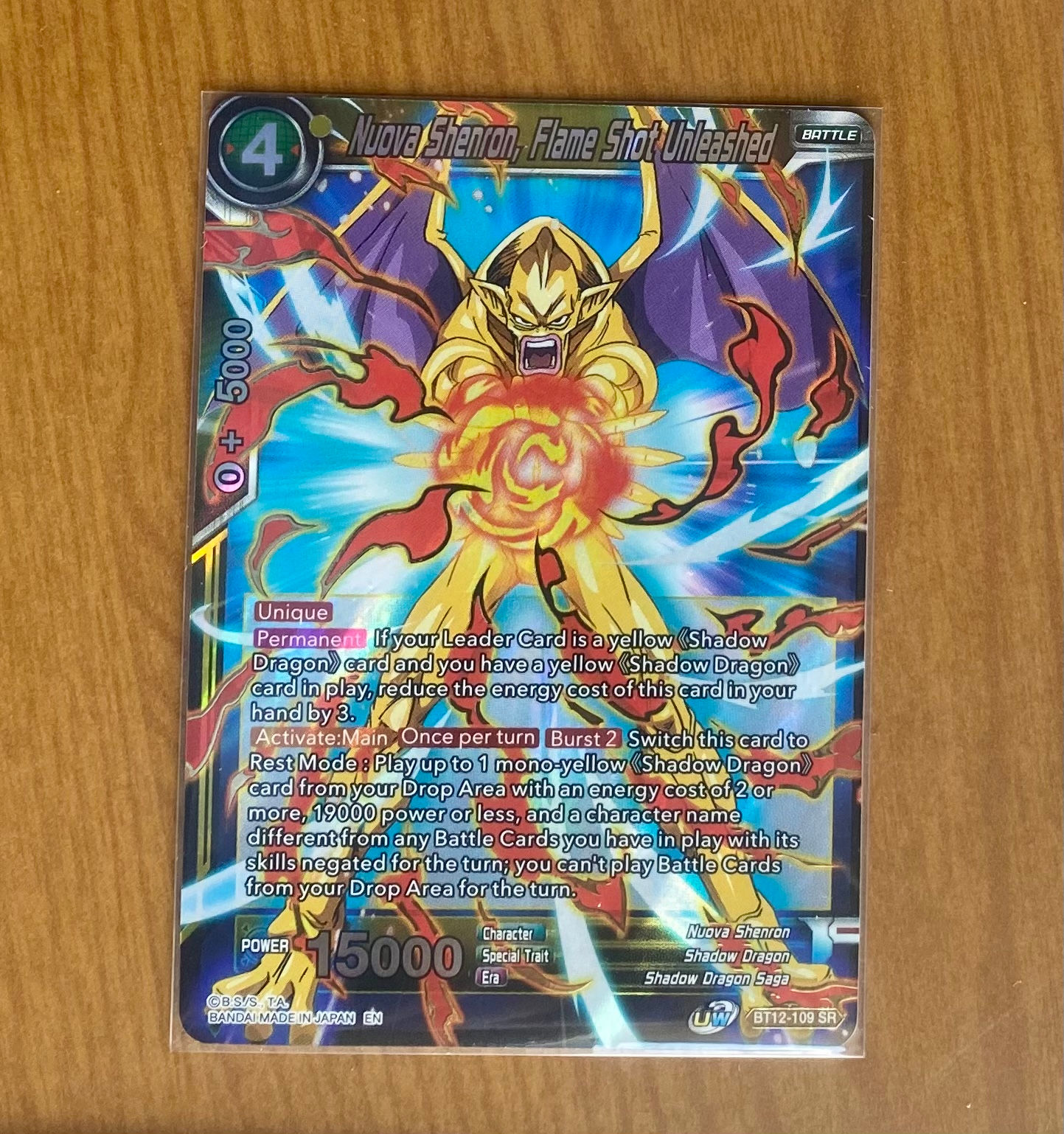 Nuova Shenron, Flame Shot Unleashed