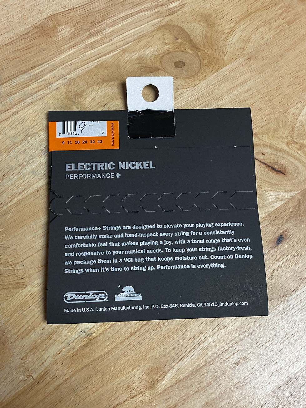 Thumbnail: Electric Nickel Strings Dunlop 09-42