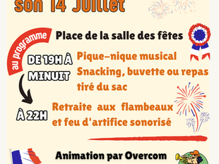 Viriat fête son 14 juillet - le dimanche 3 août !
