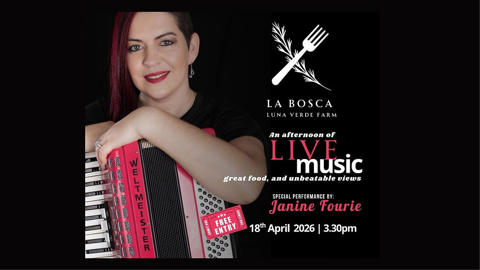 Live Music featuring Janine Fourie ! Free Entry