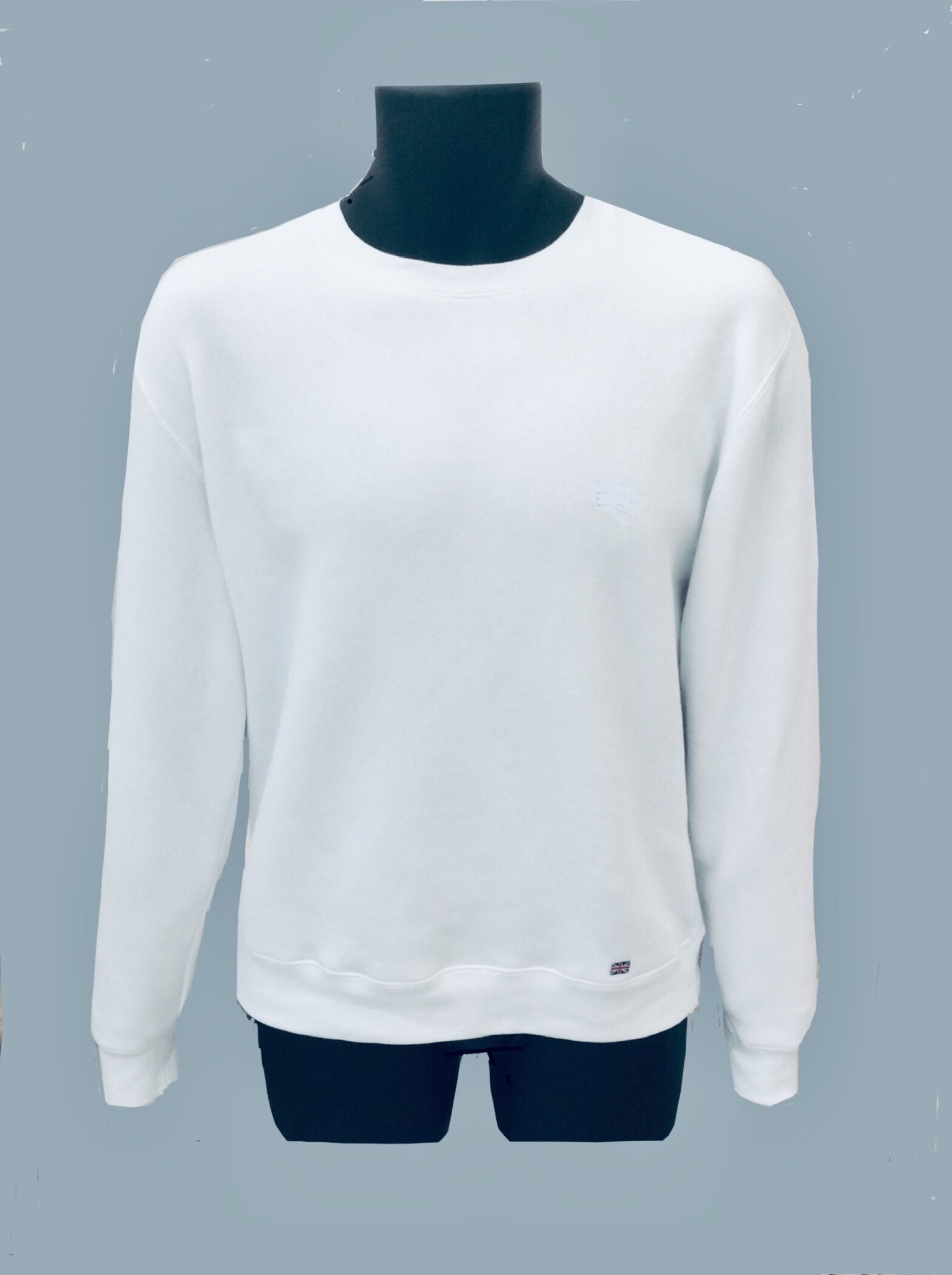 Men's Classic White Motif Sweatshirt