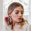Thumbnail: The Anouk Earrings – Bohemian elegance with mother of pearl and a pearl flower, perfect for a vintage wedding or bridal showe