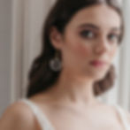 Bridal earrings with freshwater and Preciosa pearls, perfect for adding elegant shimmer and a modern twist to your wedding da