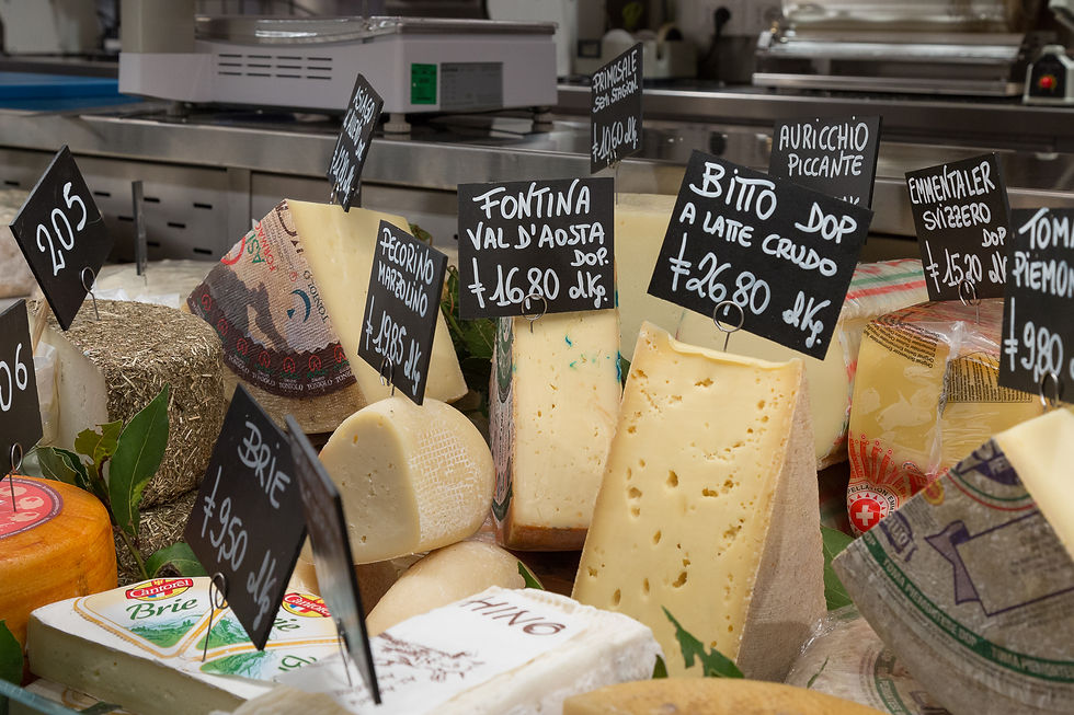 La nostra selezione di formaggi