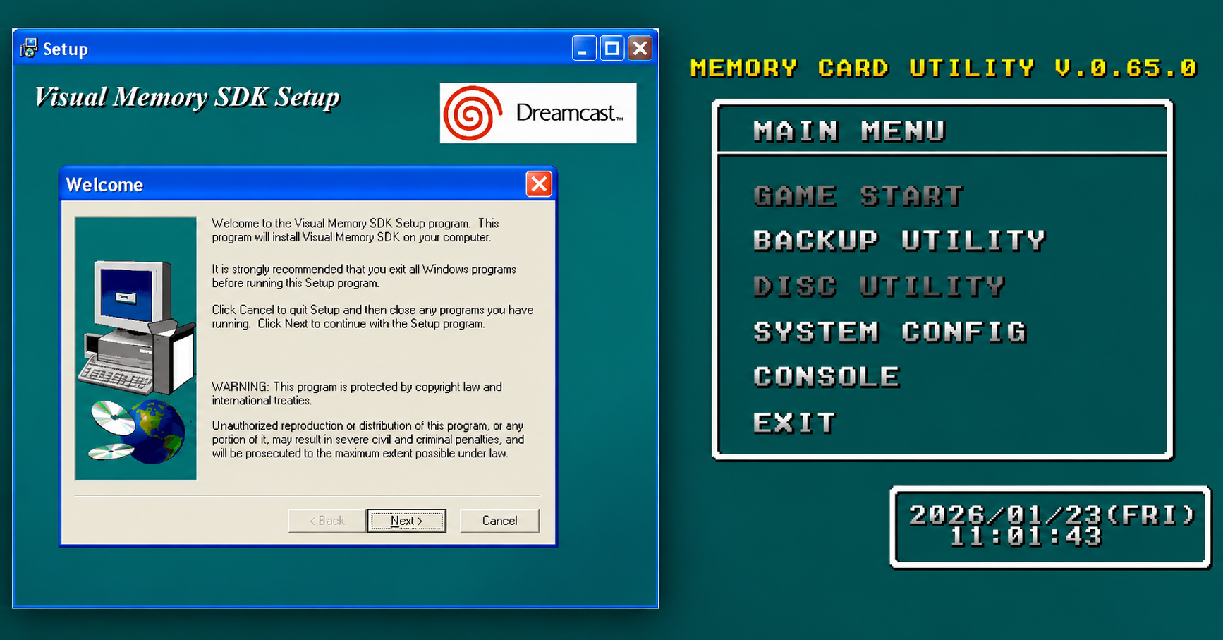 Inside the Dreamcast VMU: SDK, Visual Memory Simulator, Memory Card ...