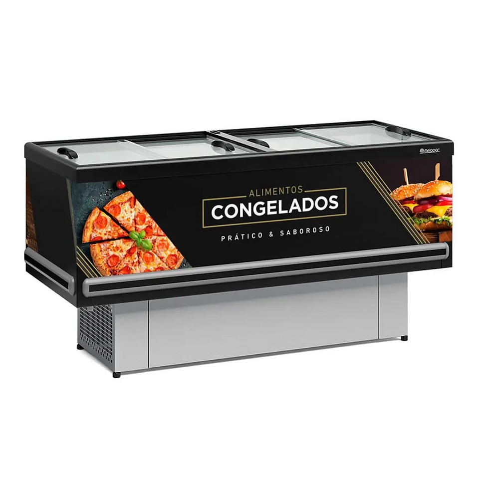 freezer horizontal congelados para supermercado açougue mercado do açougue itaperuna