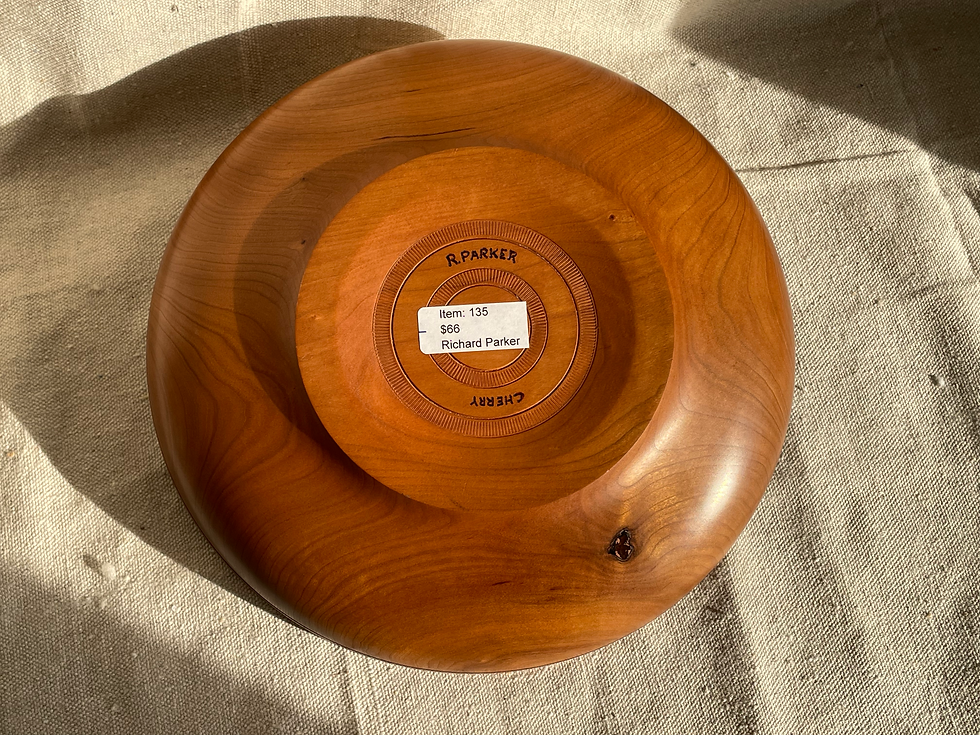 Thumbnail: #135 Cherry Wood Bowl by Richard Parker