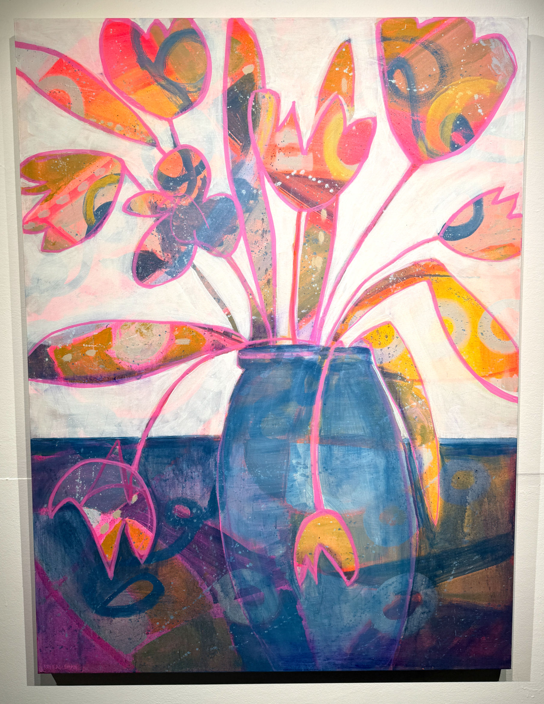 "Glow in Full Bloom" Original Painting by Kay Eagleman