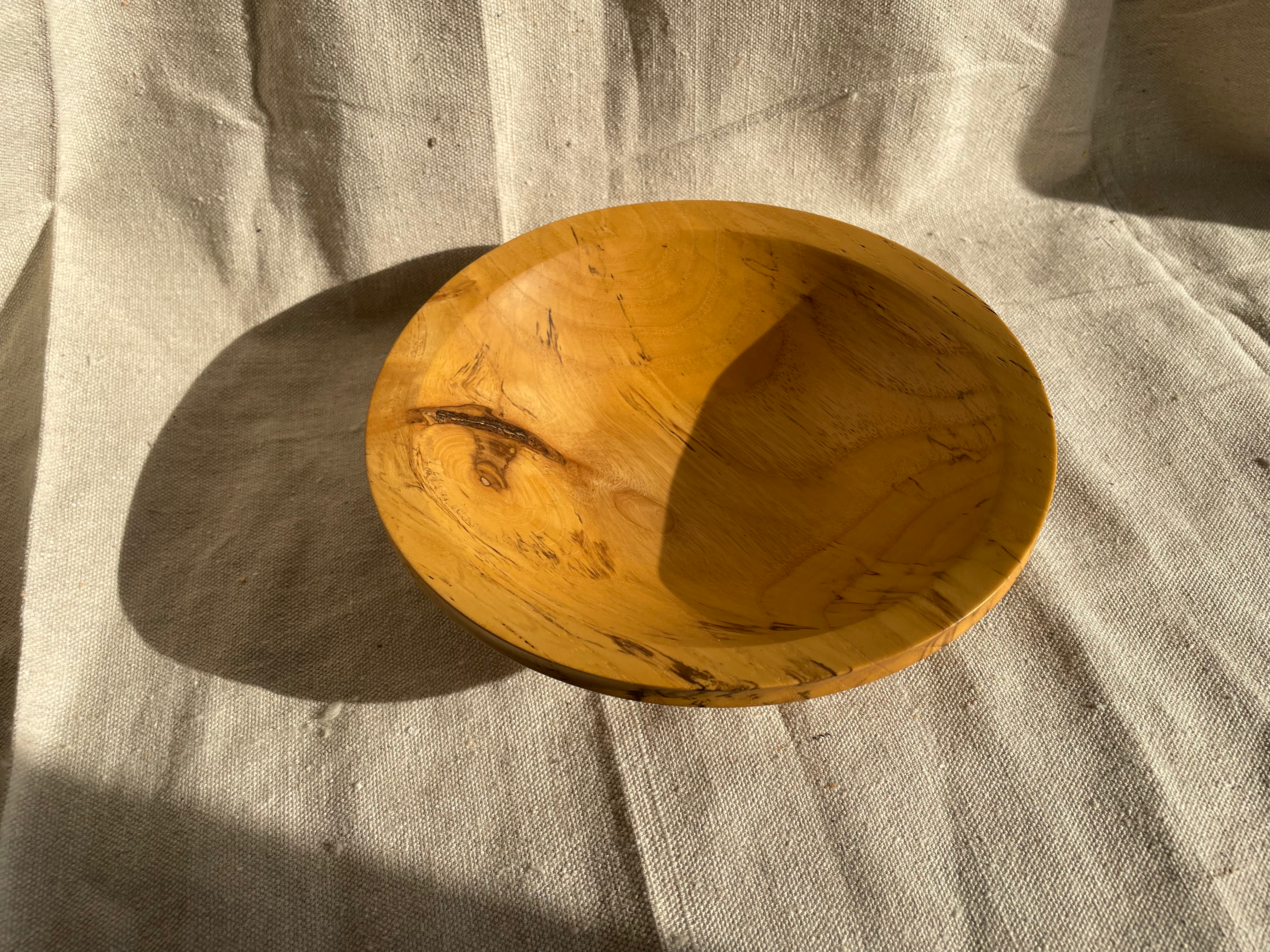 #127 Spalted Pecan Wood Bowl by Richard Parker