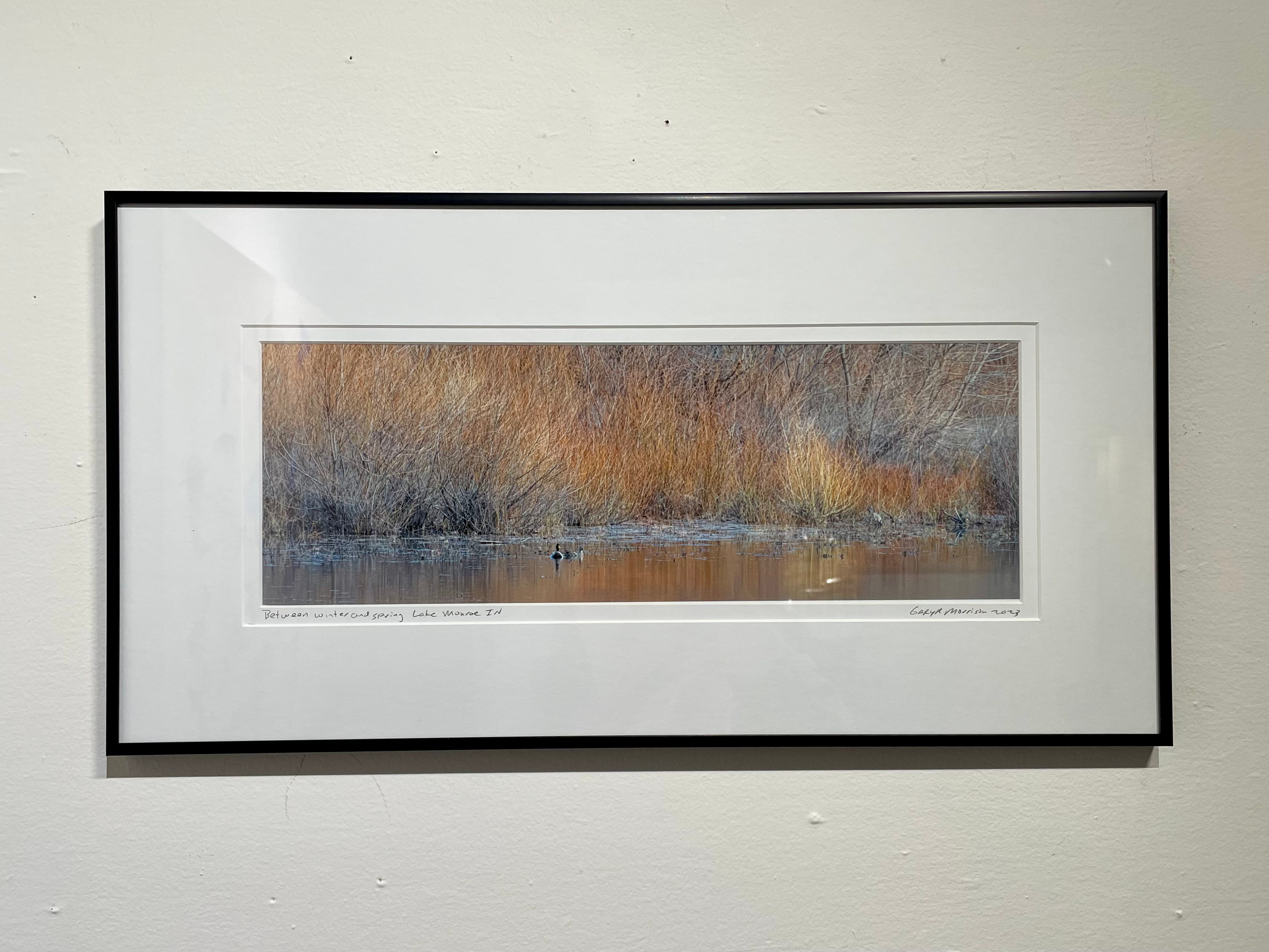 "Between Winter and Spring" Framed Photography Print by Gary Morrison