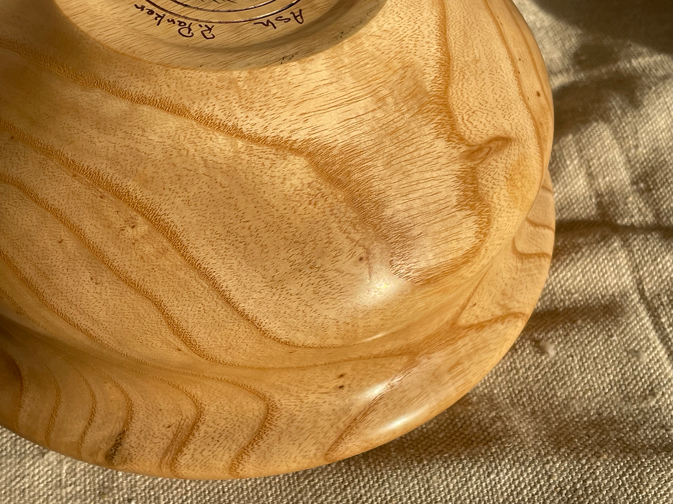Thumbnail: #110 Ash Wood Bowl by Richard Parker