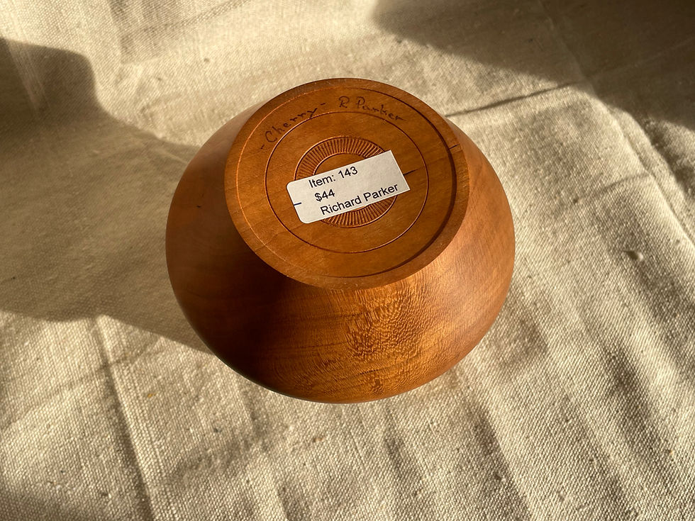 Thumbnail: #143 Cherry Wood Bowl by Richard Parker