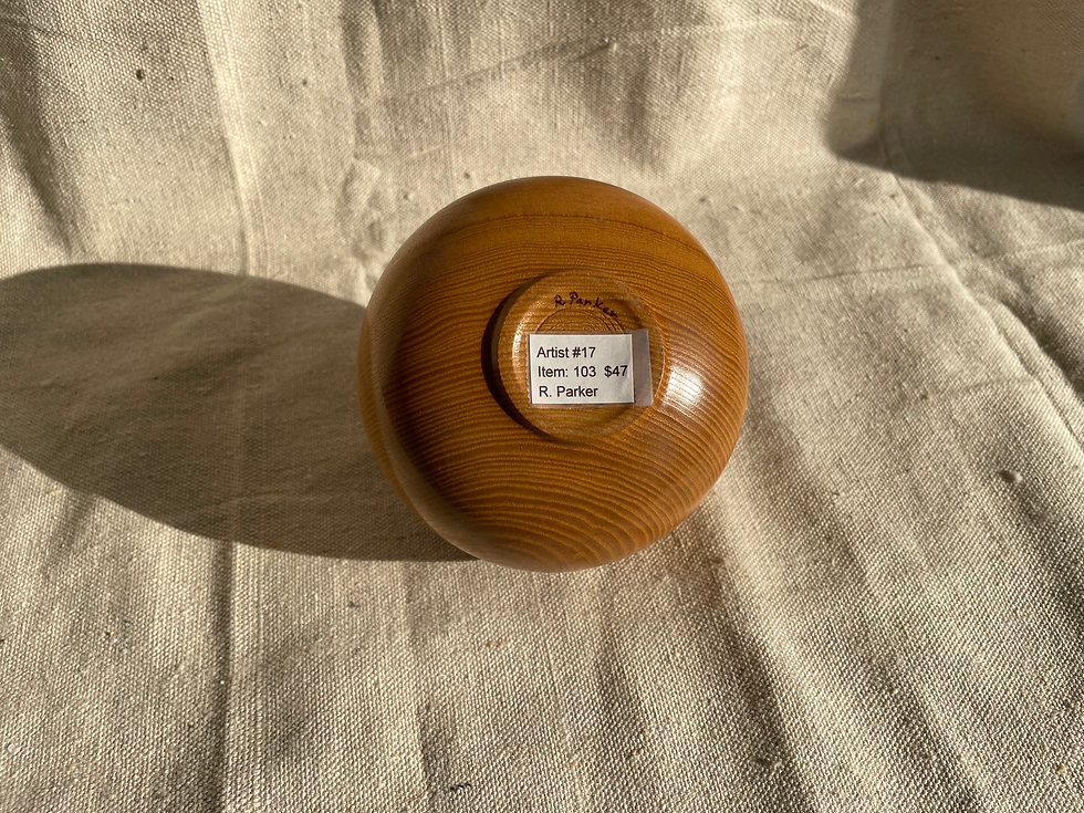 Thumbnail: #103 Ash Wood Pot by Richard Parker