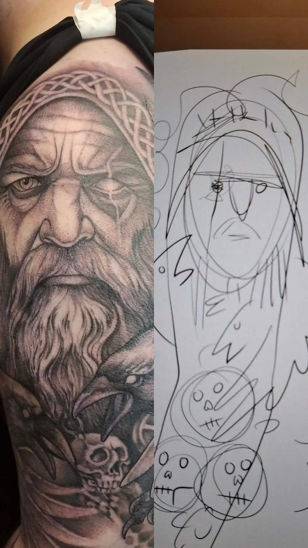 Taidetta ihon pinnalla: Matka luonnoksen tikku-ukoista yksityiskohtaiseen mestariteokseen tatuoijan käsissä.