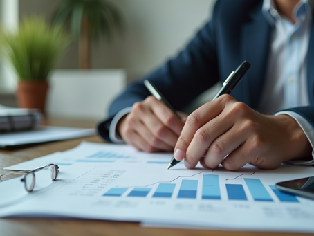 man working at a desk