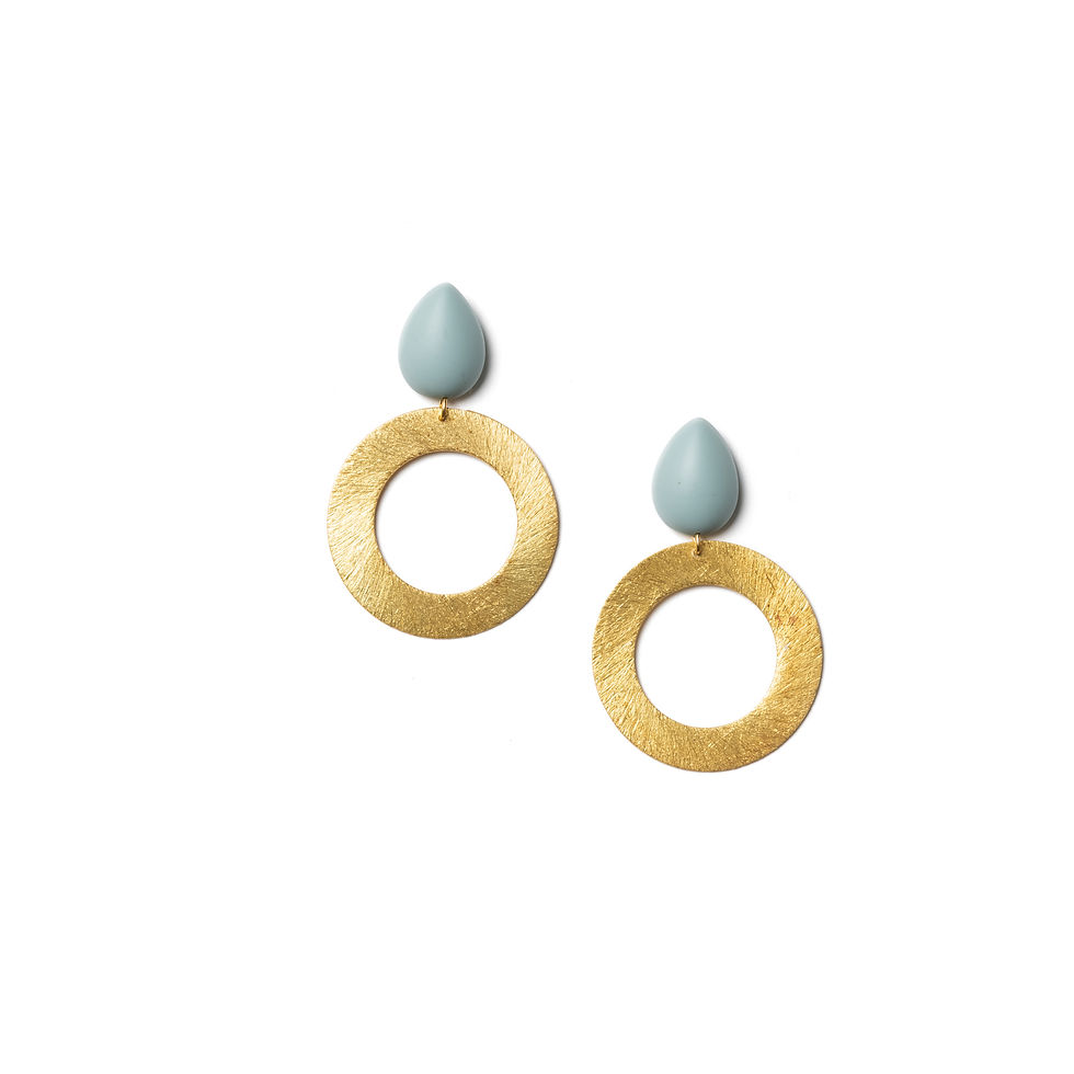 Area earrings Meta Collection Laurence Delvallez