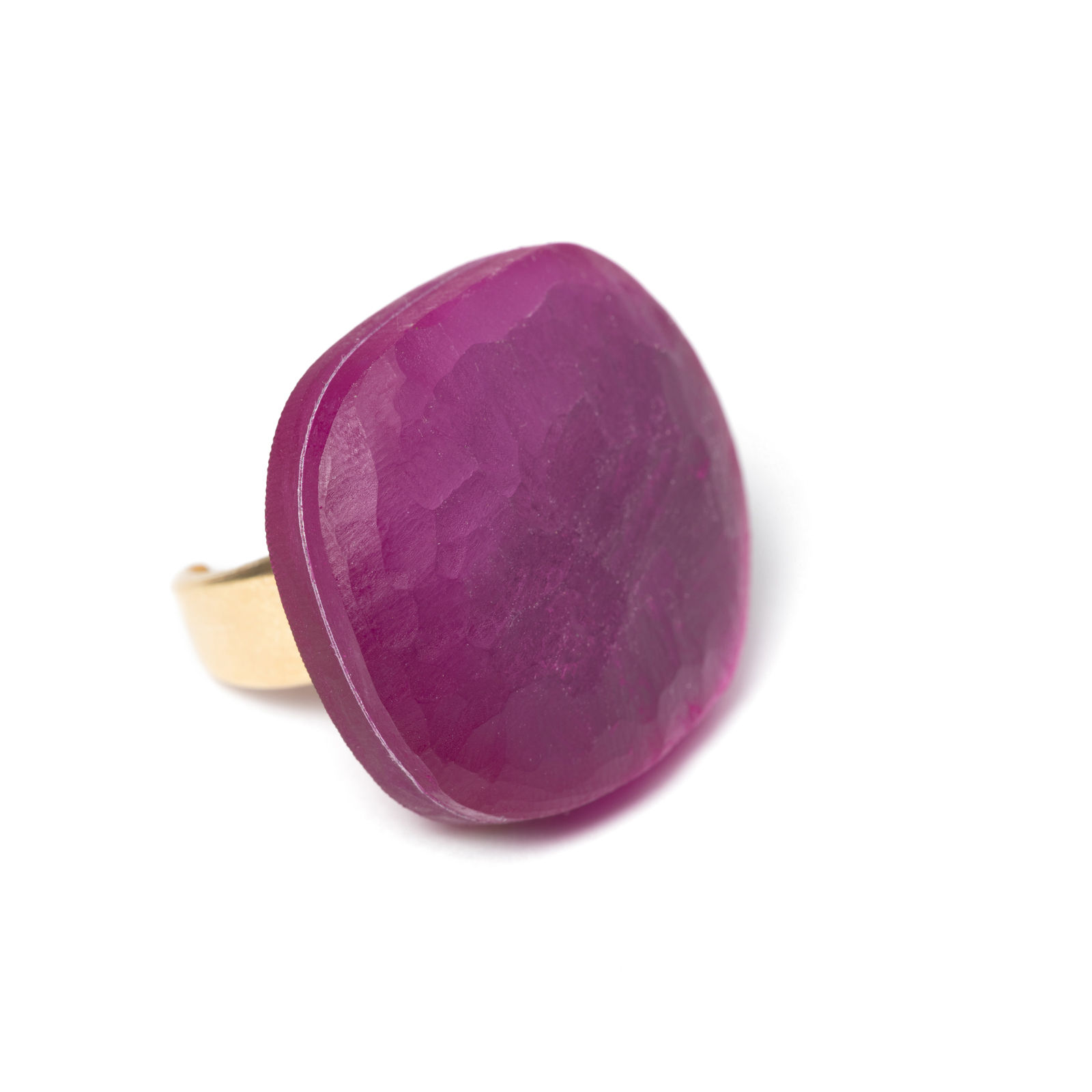 Tribute ring fuchsia