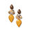 Thumbnail: Patch earrings ochre