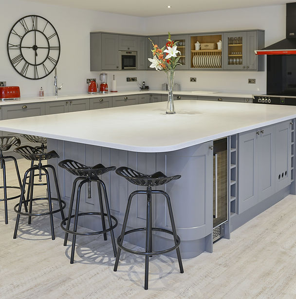 Dark Grey Shaker Kitchen Quantock Lakes Somerset