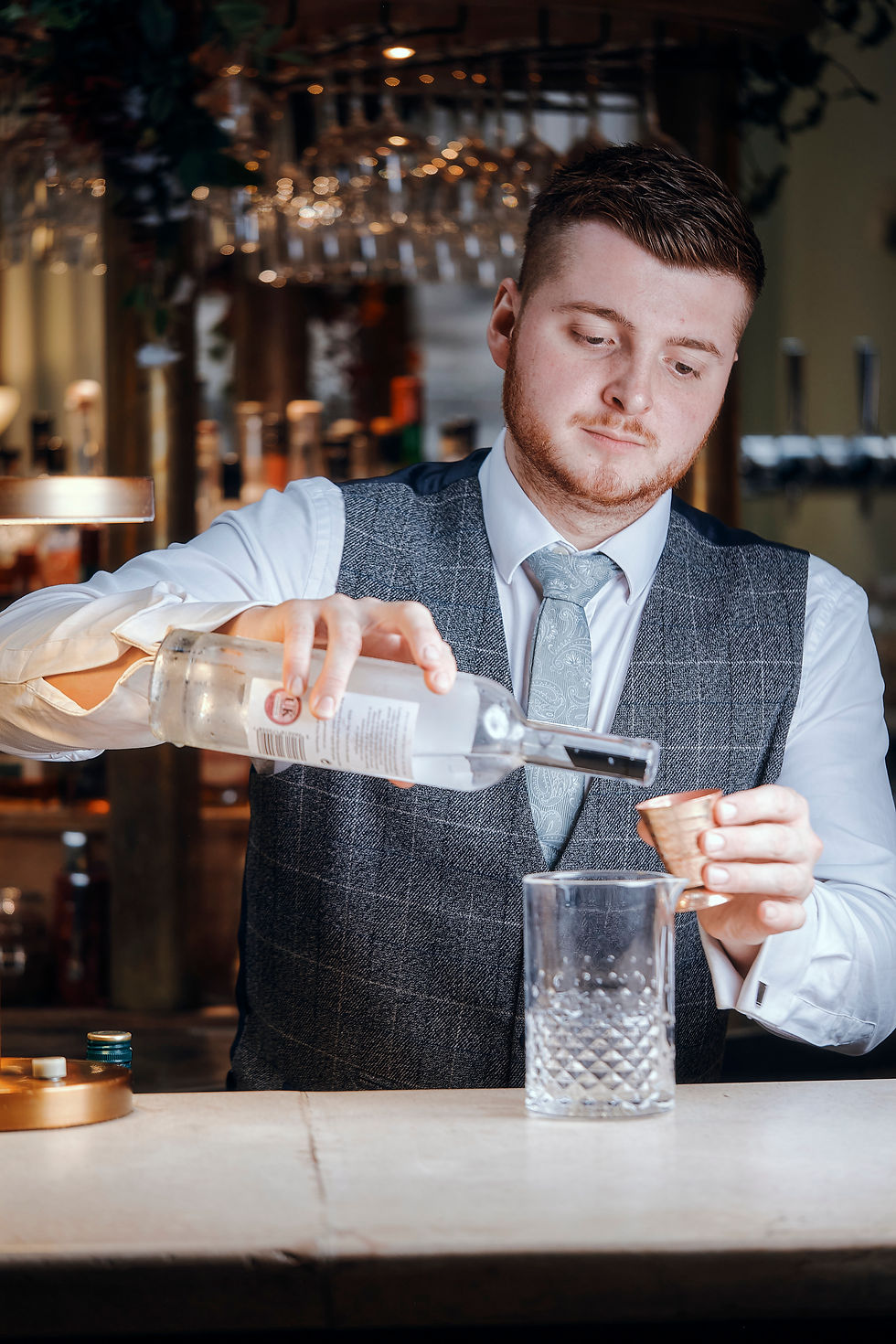 a mixologist at 1 Lombard Street