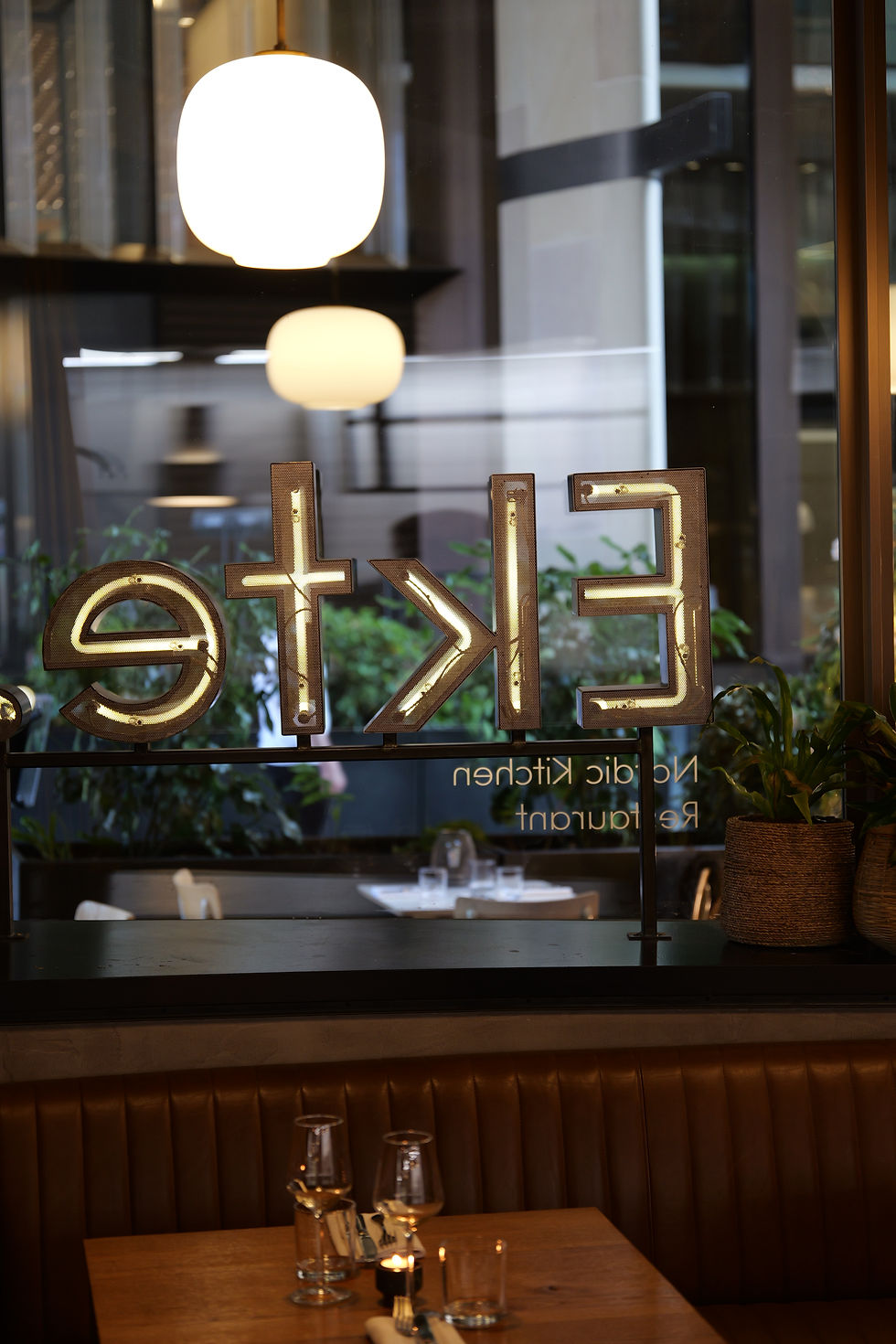 Etke-Restaurant in bank