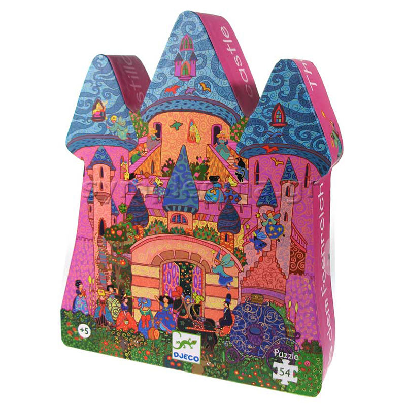 Miniatura: Djeco - Puzzle Silueta El Castillo de Cuentos de Hada
