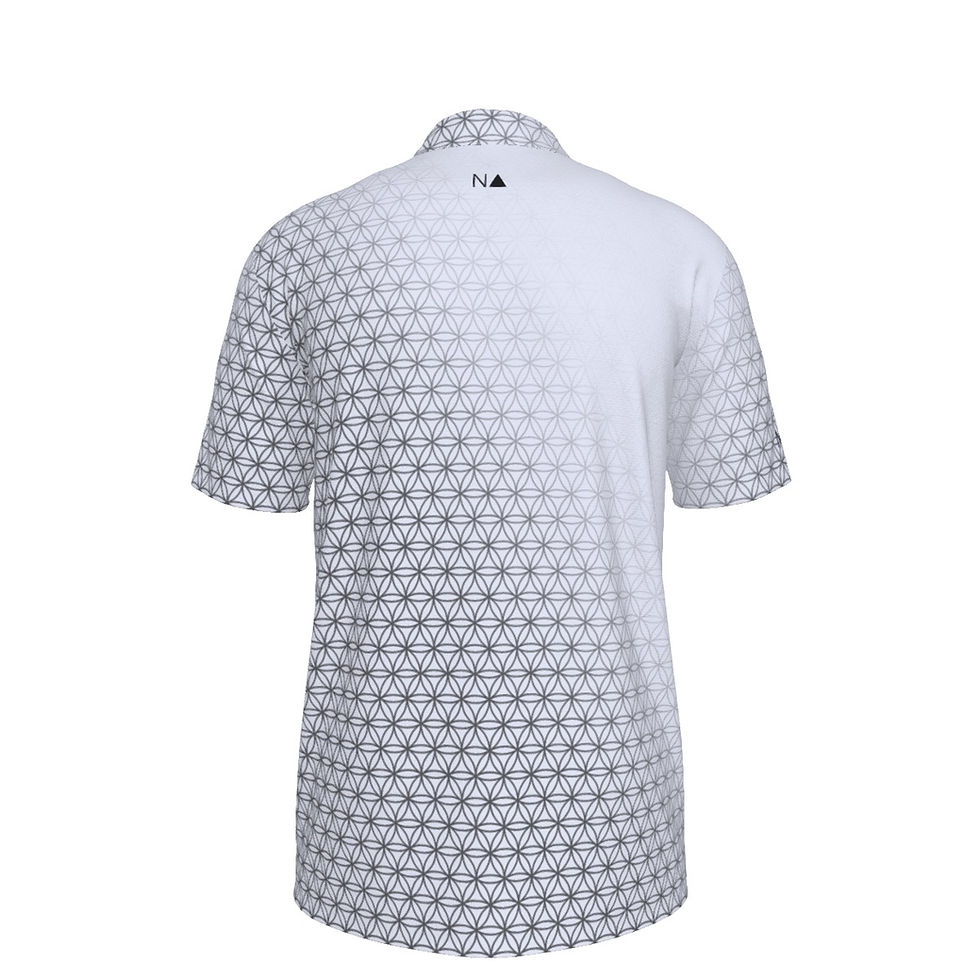 Thumbnail: All-Over Print Men's UV Protection POLO Shirt