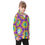 Thumbnail: All-Over Print Kid's Heavy Fleece Zip Up Hoodie