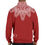 Thumbnail: All-Over Print Men's Hidden Half-Zip Placket Hoodie