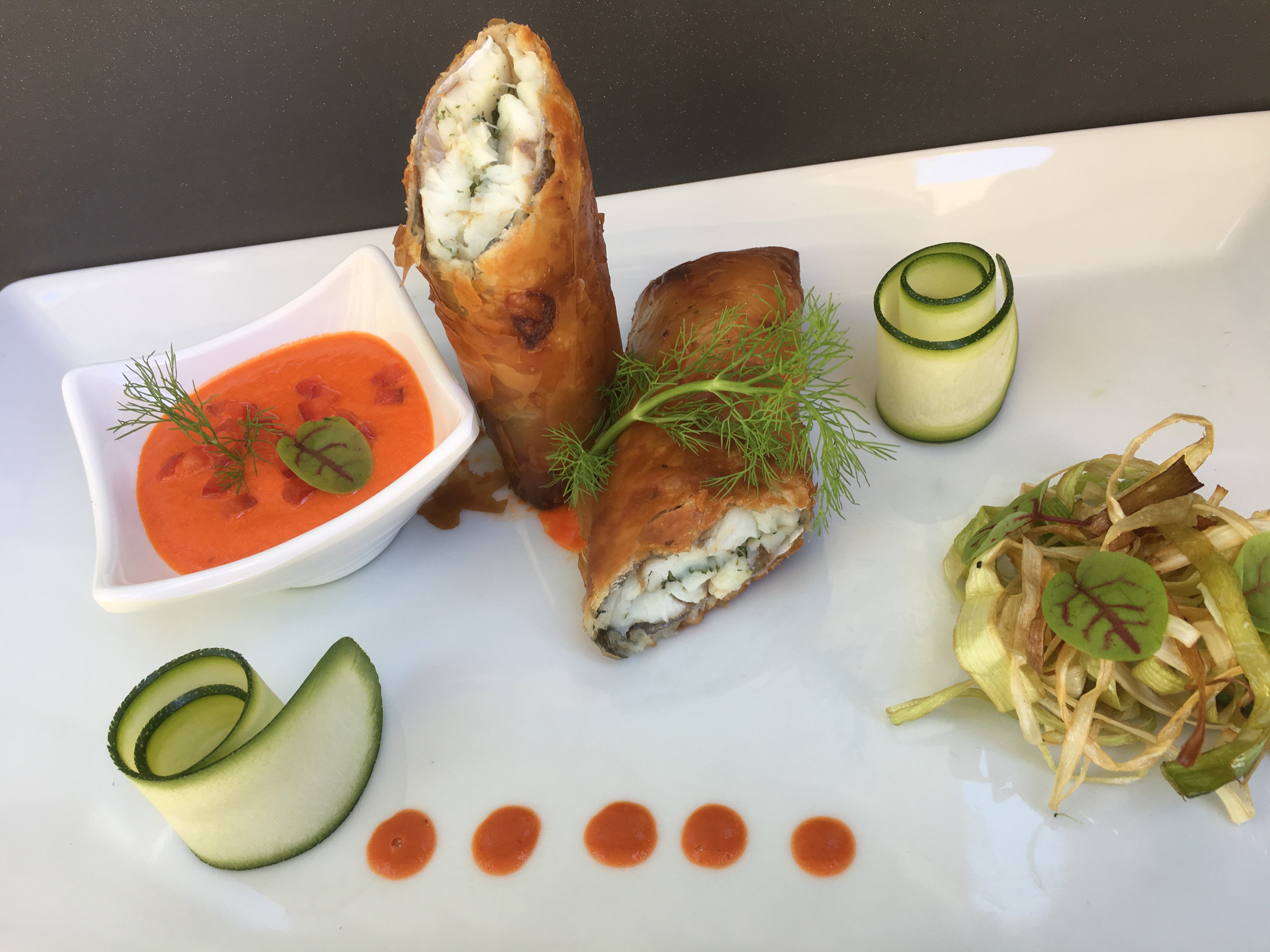 Arranged Food and Objects