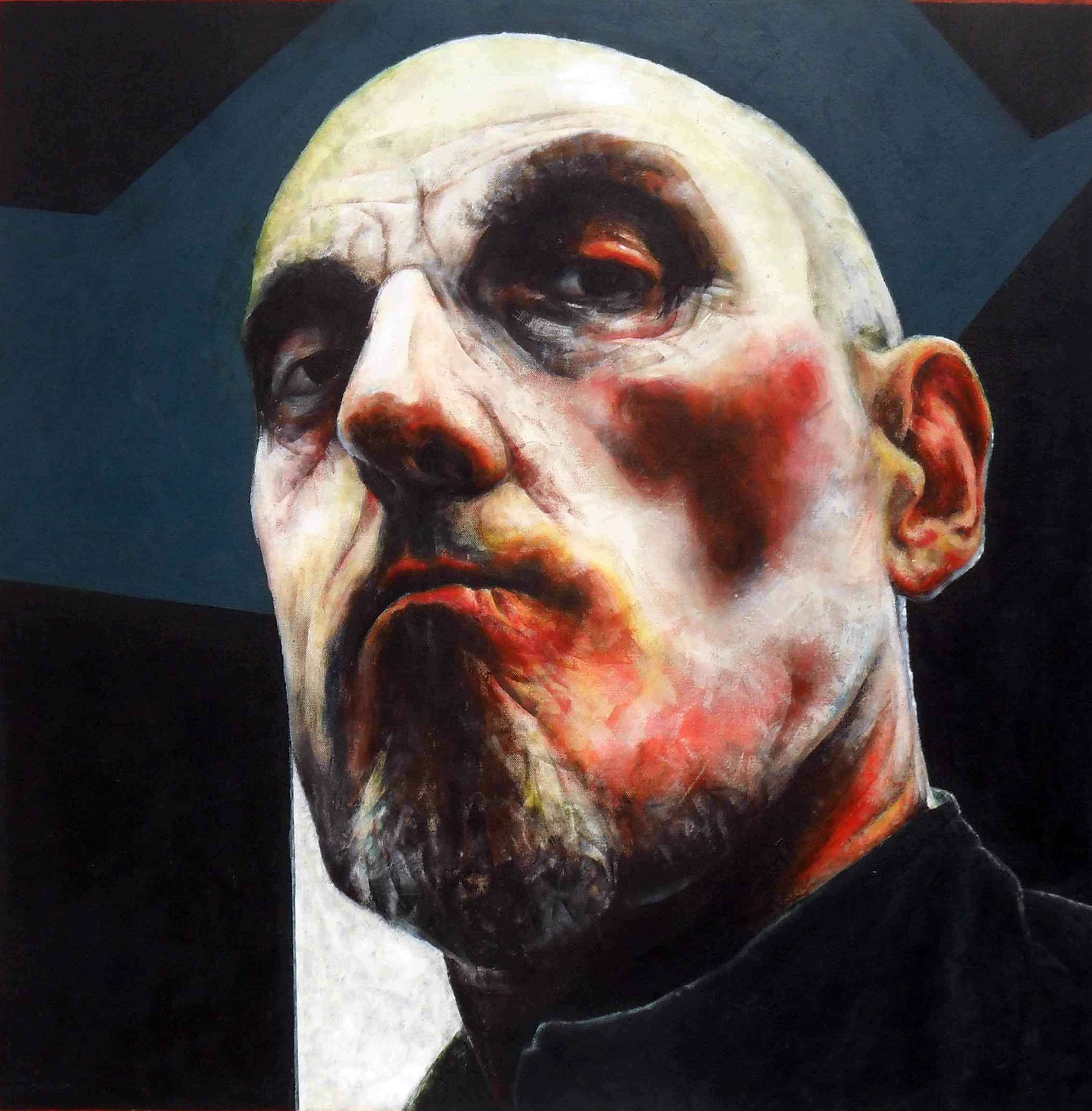 Suppression 1, acrylic on canvas, 90cm x 90cm, 2013