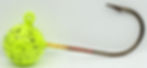 Chartreuse Pepper - Round Head Jig without Wire Keeper Jig