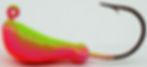 Yellow Chartreuse Pink and Blaze Orange Banana Jig