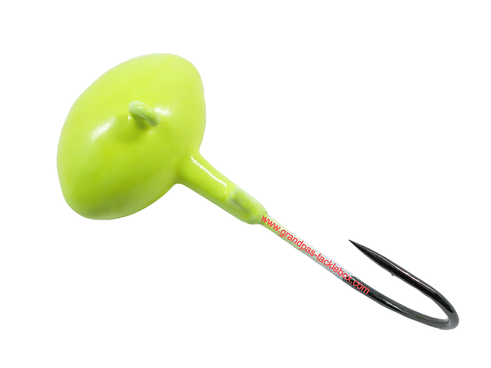 Super Glow Yellow Football Jig