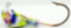 Banana Jig painted Wonder Glow colours of white, yellow , blue and red