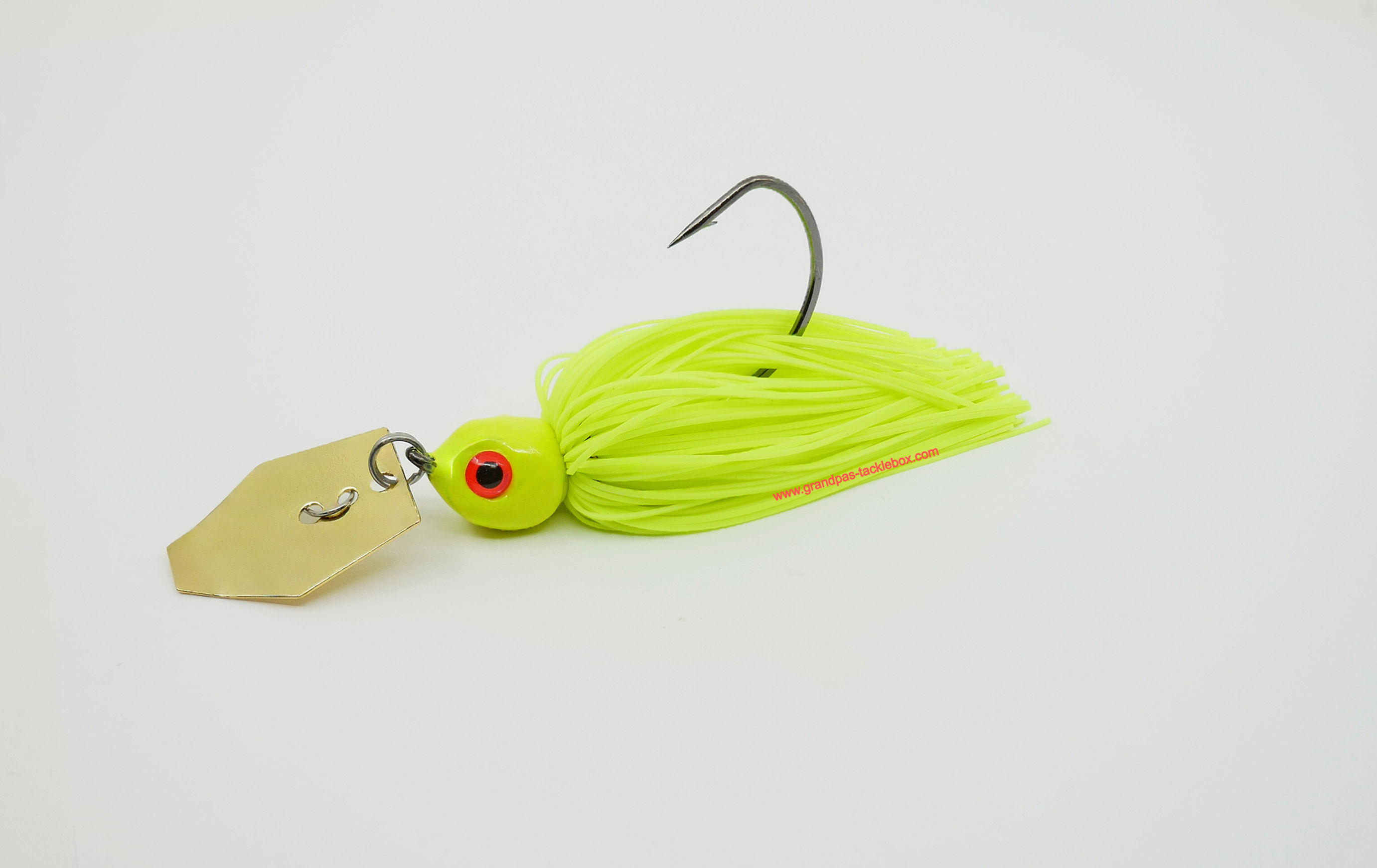 Yellow Chartreuse - Bladed Poison Tail Jig