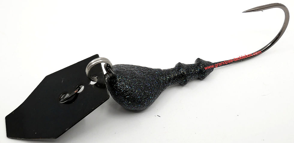 Side view of Night Lights - Bladed Arky Jig