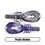 Thumbnail: Disco Purple Bug - Skirted Weedless Football Jig with Trailer