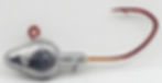 Bare Lead - Minnow Head (Standard) with Barb & Red Sickle Hook Jig