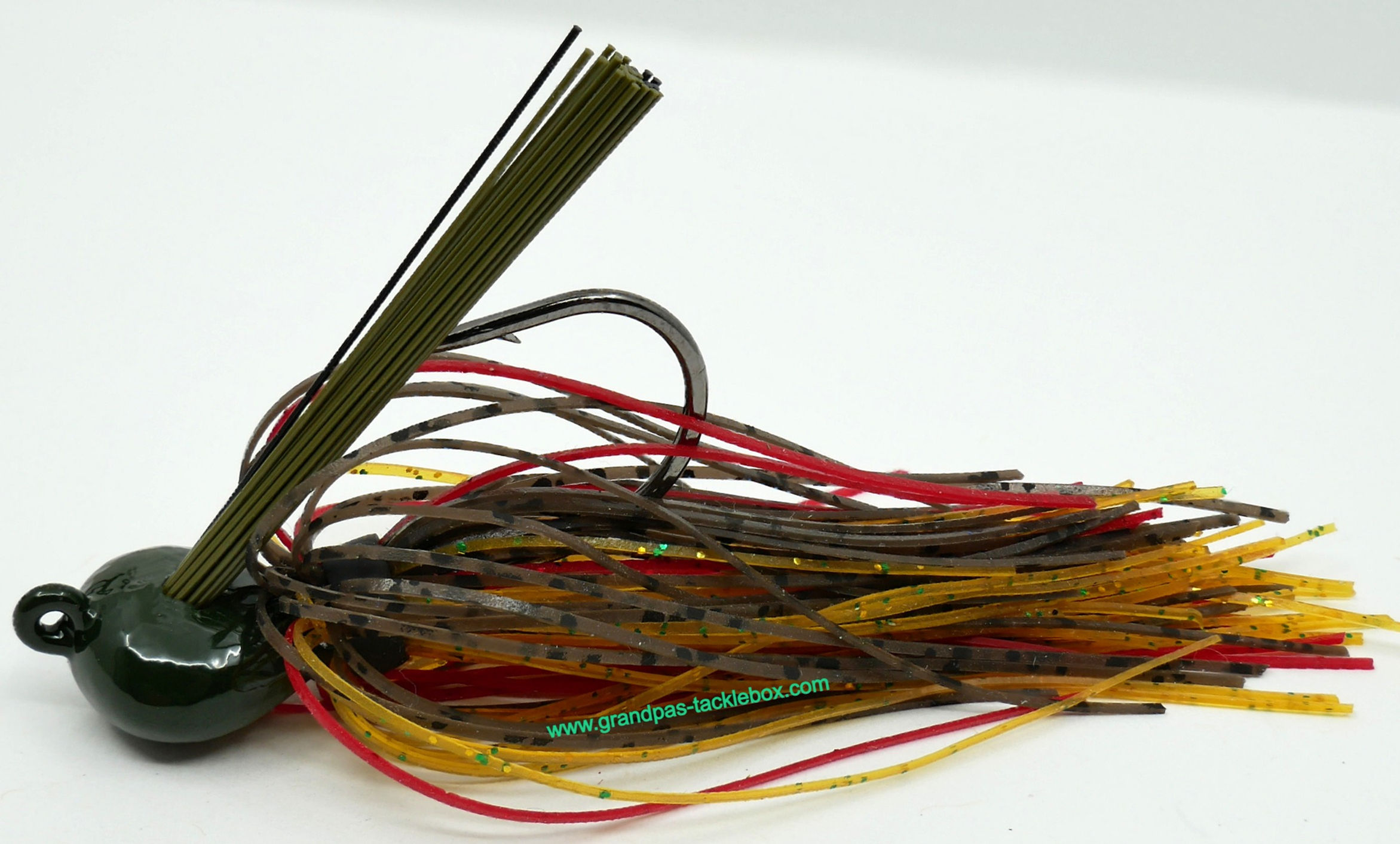 side view of Predator Two Skirted Weedless Sparkie Jig