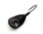 Top view of Black Neon Wobble Jig