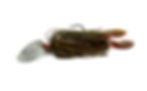 Red Pumpkin - Skirted Bladed Arky Jig with Paddle Tail
