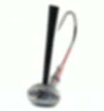 This is bare lead weedless flat bottom football fishing jig has a black weed guard.