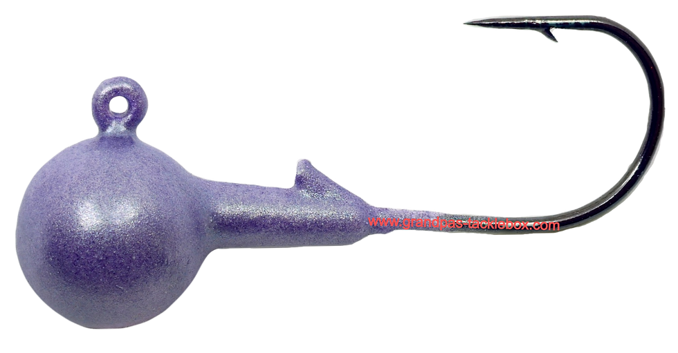 Purple Pearl Round Head Jig